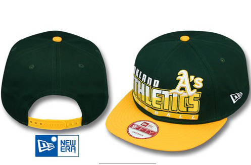 MLB Oakland Athletics Snapback Hat NU12